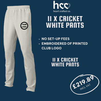 11 x CRICKET WHITE PANTS