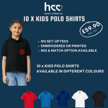 10 x kids polo shirts