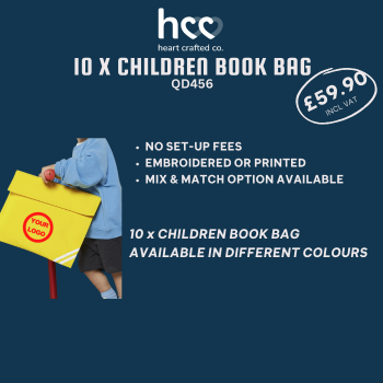 10 x CHILDREN BOOK BAG